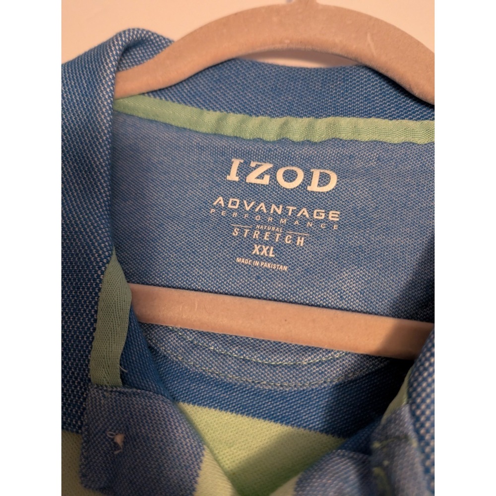 IZOD Casual Short Sleeve Shirt Size 2X Polyester Stretchable and great for Golf